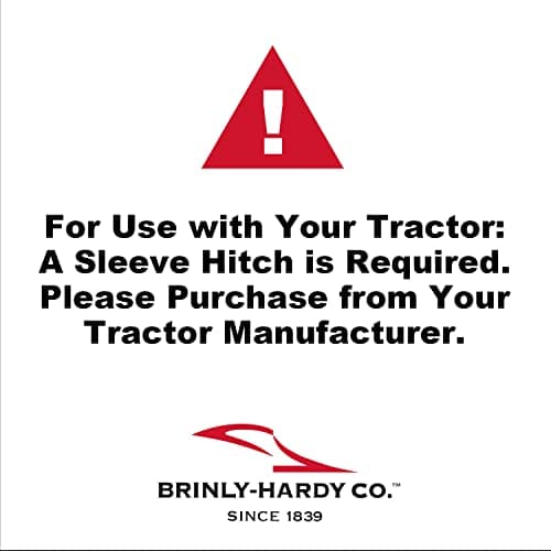Brinly BB-562-A Sleeve Hitch Tow Behind Rear Blade, 42"