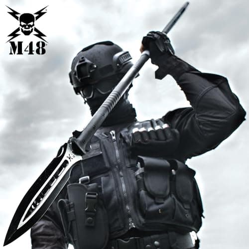 M48 Magnum Spear | 65 1/2" Overall Length | 10 3/4" Stainless Steel Blade | Breaks Down for Transport | Includes Vortec Sheath