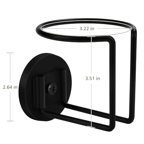 Magnetic Cup Holder, Durmmur SUS 304 Stainless Steel Magnetic Cup Caddy, Magnetic Drink Holder for Tractor Mower Truck School Bus Refrigerator Treadmill, Magnet Can Holder on Metal Surface(1 Pack)