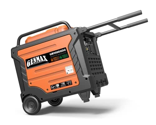 GENMAX Portable Generator, 9000W Super QuietDual Fuel Portable Engine with Parallel Capability, Remote/Electric Start, Ideal for Home backup power.EPA &CARB Compliant (GM9000iEDC)
