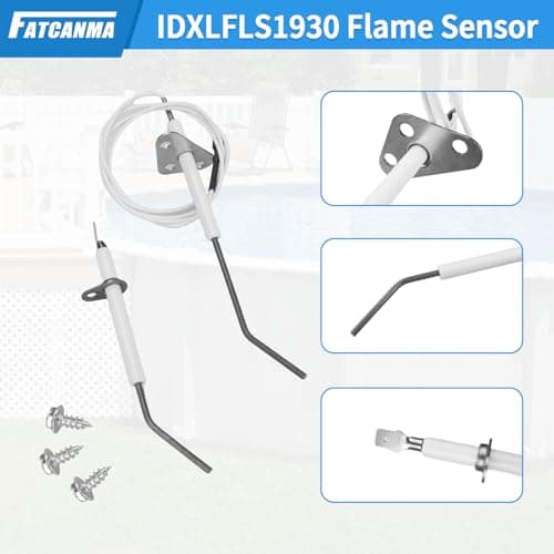 IDXLFLS1930 Flame Sensor Replacement fit for Hayward Pool Heater Parts, Pool Heater Ignitor Compatible with Hayward Universal H-Series Induced Draft and Gas Heater H250IDL H300IDL H400IDL H150FD