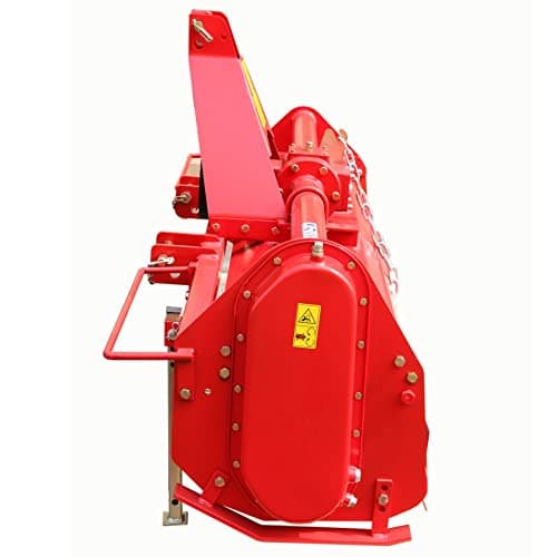 Heavy Duty 75" Rotary Tiller 3 Point Rototiller Tractor Tiller Attachment PTO Tiller Cultivator C Blade