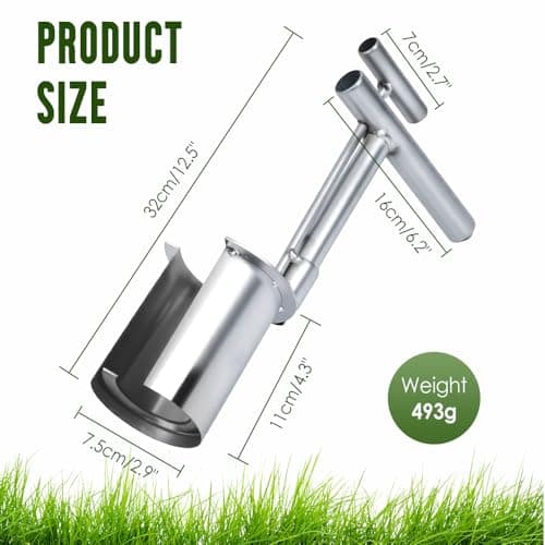 Bulb Planter Tool, 2025 New Plant and Fruit Tree Seedling Transplanter, Stainless Steel Seed Planting Tools, Easy Transplanter Garden Tools for Seed Planting (1PC)