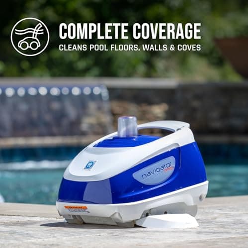 Hayward W3925ADV 25ADV Navigator Pro Suction Pool Vacuum (Automatic Pool Cleaner), White