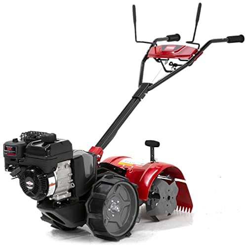Toro Dual Direction Rear Tine Tiller, 127cc Briggs & Stratton 4-Cycle Engine, Airless Tires, Instant Reverse, Heavy Duty Stamped Steel Tines, Simple Shifting, Model: 58603