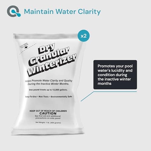 AquaDoc Pool Winterizing Kit - Above & Inground Pool Closing & Opening Made Easy - Up to 24,000 Gallons