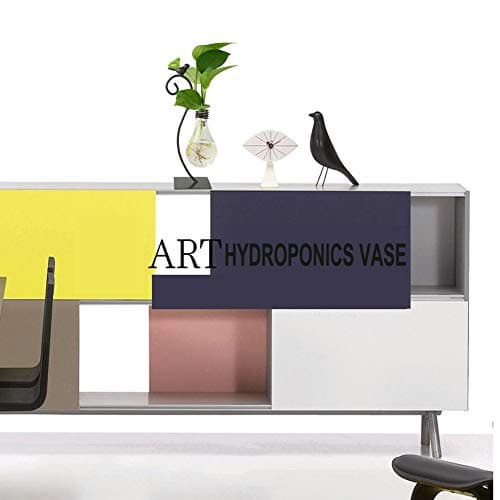 Marbrasse Desktop Glass Planter Hydroponics Vase,Planter Bulb Vase with Holder for Home Decoration,Modern Creative Bird Plant Terrarium Stand, for Plant Terrarium