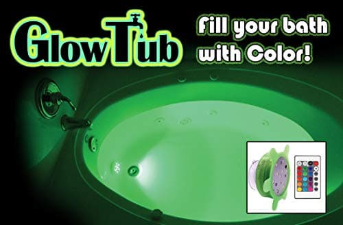 Underwater Remote Controlled LED Color Changing Light for Bathtub or spa - Battery Operated - Size 2.75 in.