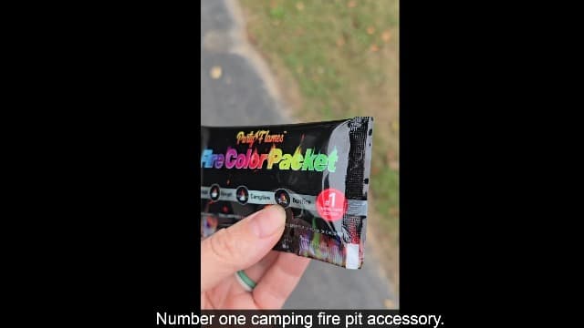 Fire Color Changing Packets Fire Pit (10 Pack) - Perfect for Any Campfire, Bonfire & Outdoor Fireplaces - Perfect Magic Cosmic Mystical Campfire Accessories - Camping Games