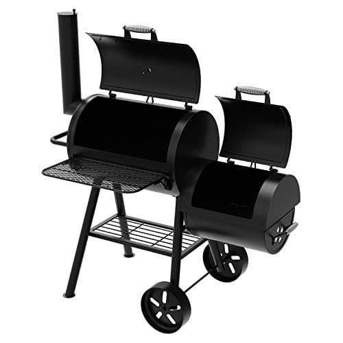 Dyna-Glo DGSS730CBO-D-KIT Signature SeriesBarrel Charcoal Grill & Side Firebox