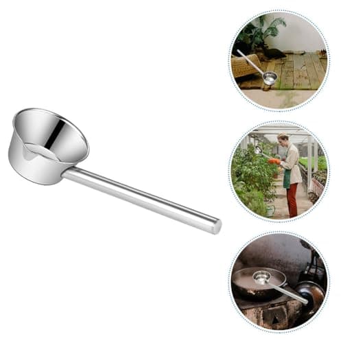PRETYZOOM Dipper Stainless Steel Spoon Metal Bathing Ladles Long Handle Ladle Bath Spoon Water Ladle Spoon Garden Watering Scoop Soup Spoon Water Ladle Scoop Plant Take a Bath Baby China