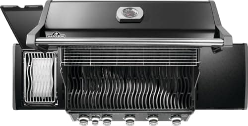 Napoleon Rogue PRO 625 Natural Gas Grill with Infrared Side Burner, Black - 6 Burners