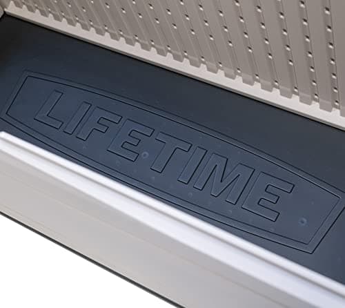 Lifetime 60040 Deck Box, 130 Gallon, Desert Sand
