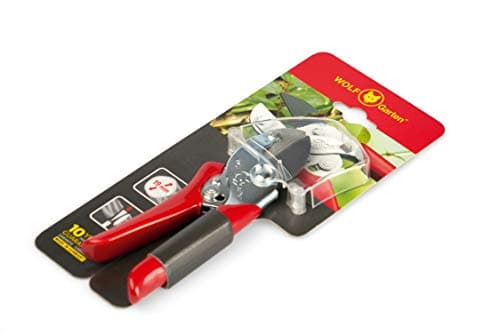 Wolf-Garten RSEN Anvil Secateurs, Red, 39.5x7.84x3 cm