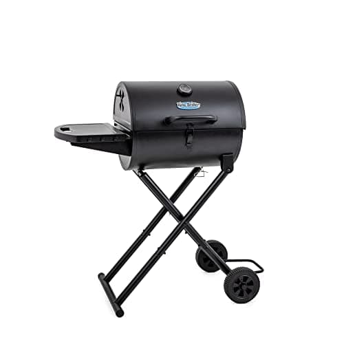 Char-Griller E1816 King-Griller Gambler Portable Charcoal Grill in Black