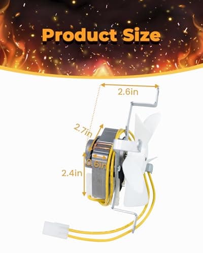 Upgraded Induction Fan Replacement for Traeger, Pit Boss, Camp Chef Wood Pellet Grills, Sam's Club/Z Grills Pellet Grills, Grill Replacement Parts, AC120V 60Hz