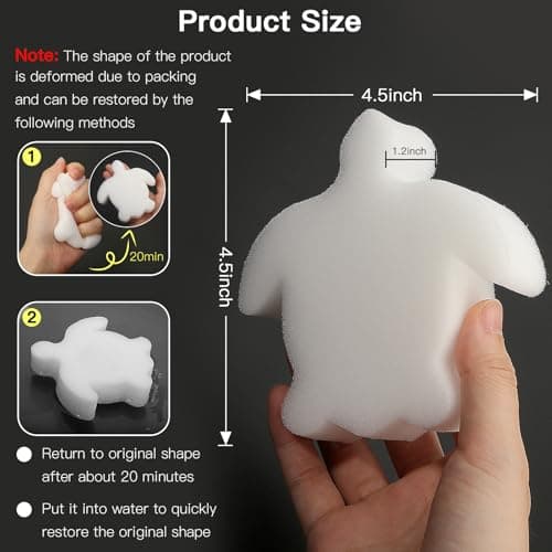 18/24 Pack Pool Oil Absorbing Scum Sponge, Hot Tub Scum Absorber, Hot Tub Accessories for Swimming Pool and Spa