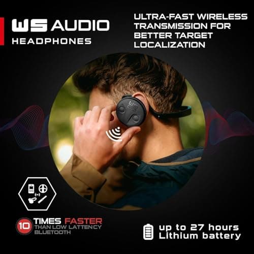 XP Metal Detectors Deus - with WSAUDIO Headphones & MI-6 Pinpointer - Weatherproof and Fully Wireless - 11" X35 Coil, Remote Control & S-Telescopic Stem (DEUS-28X35RCEA + WSAUDIO + MI-6)