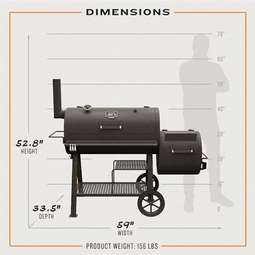 Oklahoma Joe's® Highland DLX Offset Smoker and Grill - 24203002