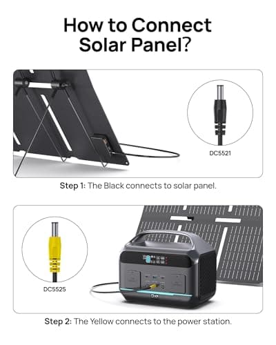 Solar Generator 600W(Surge 1200W) DaranEner Portable Power Station with 100W Solar Panel, 576Wh LFP Battery, <10 MS UPS/ 1 Hour Fast Charging for Home, Camping & RVs, Off-grid Power Outage, CPAP