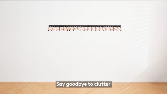 68'' All Metal Garden Tool Organizer Wall Mount Garage Organizers and Storage with Hooks Tool Hangers for Shed