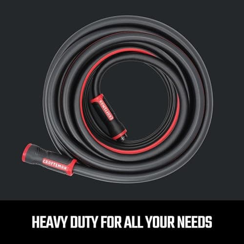 Craftsman Heavy Duty Professional Grade Garden Hose, 50 Feet x 5/8 Inch