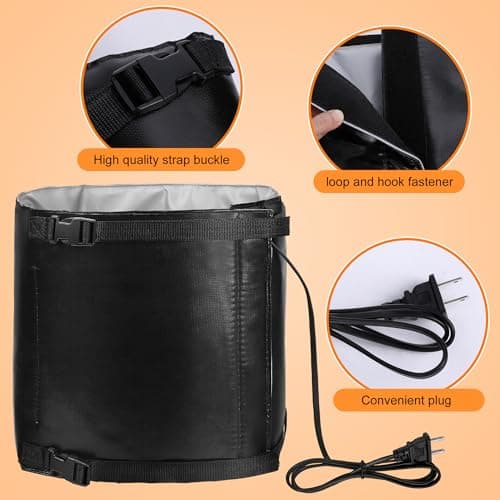 Propane Tank Heater Blanket - 47.5 x 13.5" Gas LP Cylinder Warmer With Temperature Control 85-105F for 20, 30, 40 LB Tanks