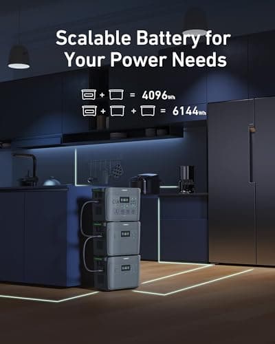 GROWATT Portable Power Station，Infinity 2000 Green Electric Solar Generator，2048Wh LifePO4 Battery,2200W AC Output for Home Use, Outdoor Camping, RVs and Emergency Backup(Solar Panel Optional)