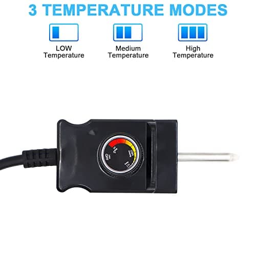 Adjustable Controller Thermostat Probe Cord for Masterbuilt MB20070210/MB25075517 Analog Electric Smokers, Fits Most of Outdoor Cooking Electric Smokers and Grills Heating Element