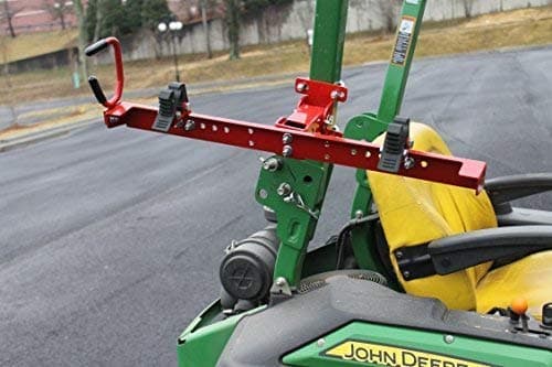 Jungle Jim’s ZTR-TR Zero Turn Mower Trimmer Holder – Adjustable Fit for 1"-2" Roll Bars – Quick Clamp Locking System