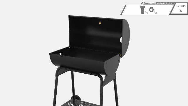 Royal Gourmet CC1830 30 Inch Barrel Charcoal Grill with Side Table, Outdoor BBQ Grill with 627 Sq. In. Cooking Space for Backyard, Patio and Parties, Black