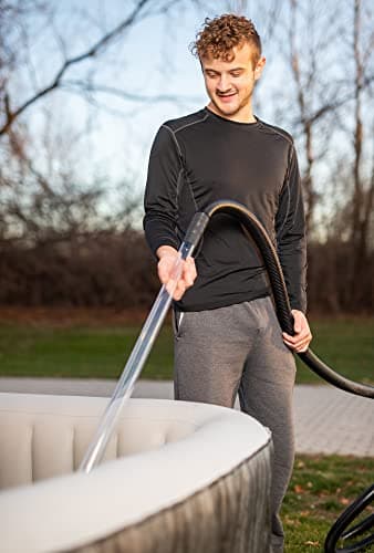 Blue Wave NP5877 Heatwave, Perfect for Spa Hot Tub Quick Self-Priming Siphon Drain and Vacuum, Black