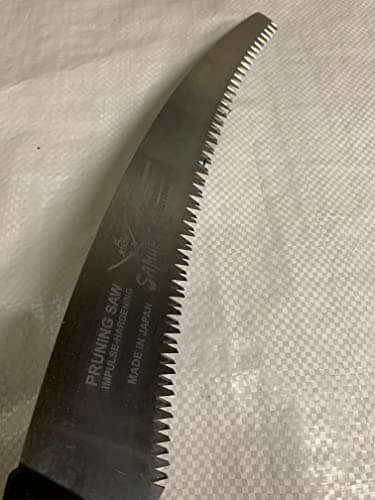 Kanzawa Samurai Ichigeki Pruning Saw 330mm C-330-LH with Ergo Grip (Orange) w/sheath Made in Japan
