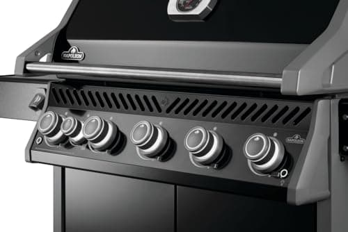 Napoleon Rogue PRO 625 Natural Gas Grill with Infrared Side Burner, Black - 6 Burners