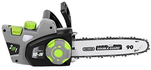 Earthwise CVPS43010 7-Amp 10-Inch Convertible 2-in-1 Corded Electric Pole Saw/Chainsaw