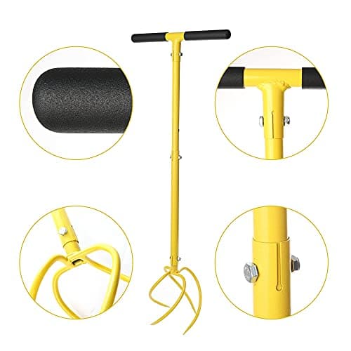 Garden Hand Tiller Garden Claw Twist Tiller Cultivator Tiller Soil Lossener Lawn Aerator Areator Loosen, Rototiller, Garden Bed and Plant Box Cultivator, Garden Tools.