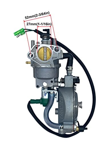 YAMAKATO 389cc 420cc Tri Dual Generator Carburetor Gas to LPG CNG Conversion Kit OEM for Fuel Generac Predator Champion Duromax Honda etc. 459cc 338cc 301cc GX270 GX340 GX390 Manual
