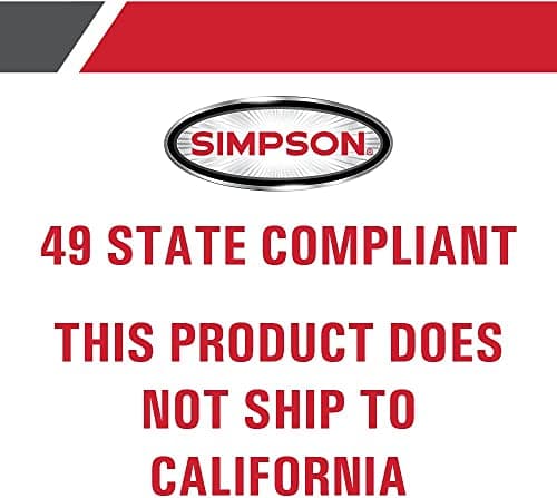 Simpson PS4240 PowerShot Gas Pressure Washer Powered by Honda GX390, 4200 PSI at 4.0 GPM, (49 State) 60456