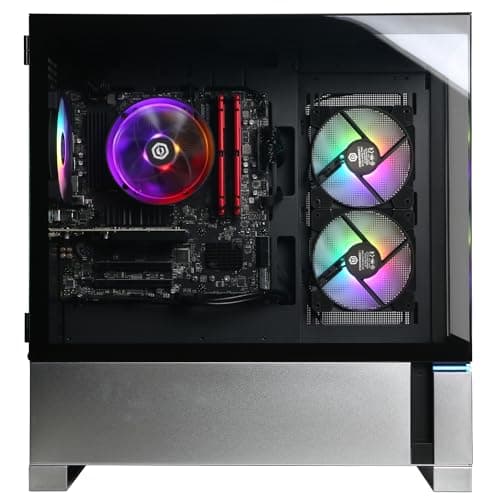 CyberPowerPC Gamer Master Gaming PC, AMD Ryzen 5 5500 3.6GHz, Radeon RX 6400 4GB, 16GB DDR4, 500GB PCIe Gen4 SSD, WiFi Ready & Windows 11 Home (GMA3100A)