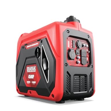 ERAYAK 4500W Portable Inverter Generator for Home Use, Super Quiet Small Generator for Camping Outdoor Emergency Power Backup, Gas Powered Engine, EPA Compliant