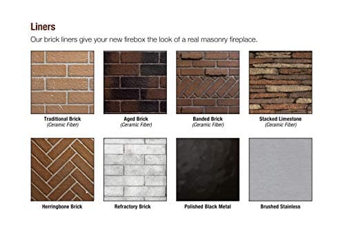 Empire Comfort Systems Deluxe 36" Vent-Free Firebox with Flush Face Refractory Liner
