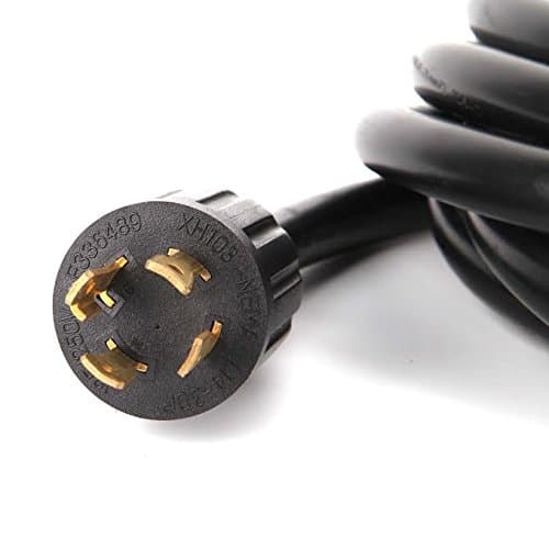 Ceptics GN-CD-2-21 Extension Distribution Power Cord NEMA L14-30P 30 4X 5-15/20R 20-amp, 30/20A, Black, 21 Feet