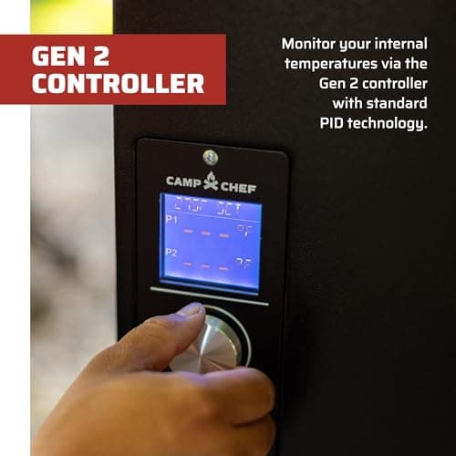 Camp Chef XT 24 Pellet Grill - Pellet Smoker & Grill for Outdoor Cooking Equipment - PID Technology & Smoke Control - Black