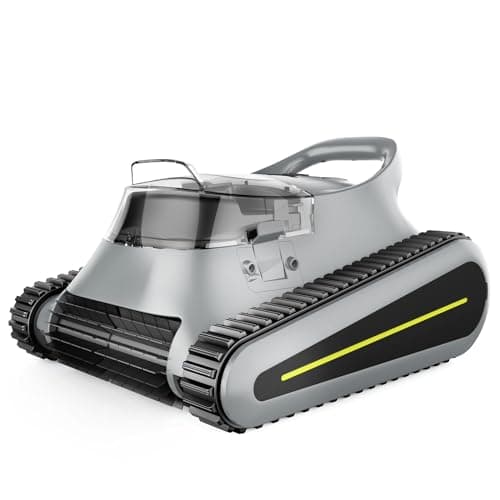 Robotic Pool Vacuum for Inground Pools: 2025 Upgraded Cordless Robot Robotic Pool Cleaners 180W Suction Auto Vacuums Wall Climbing Waterline Scrubbing Cleaning 150 Mins Long Battery Up to 2,000 sq.ft