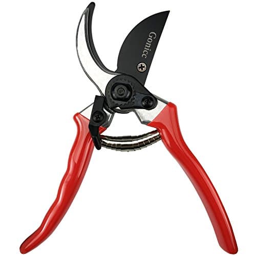 gonicc 8" Professional Sharp Bypass Pruning Shears (GPPS-1002), Tree Trimmers Secateurs,Hand Pruner, Garden Shears,Clippers For The Garden, Bonsai Scissors, Loppers