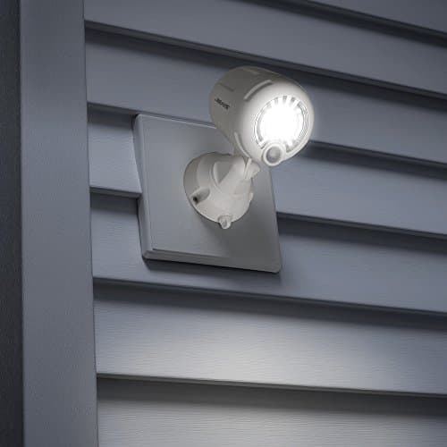 Beams MB360XT 200 Lumen Wireless Battery Operated Powered Motion Sensing LED Spotlight, 1-Pack, White