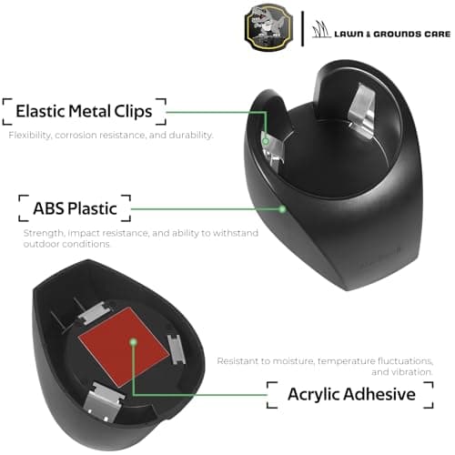 Versatile Cup Holder for Lawn Tractors and Outdoor Machinery, Secure and Convenient for Most Beverages, AM131898, Black