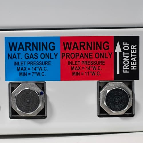 Mr. Heater MHVFDF30BFT 30,000 BTU Vent Free Blue Flame Dual Fuel Natural Gas and Propane Heater For Cold Rooms, Additions, Sun Rooms & Cabins - White
