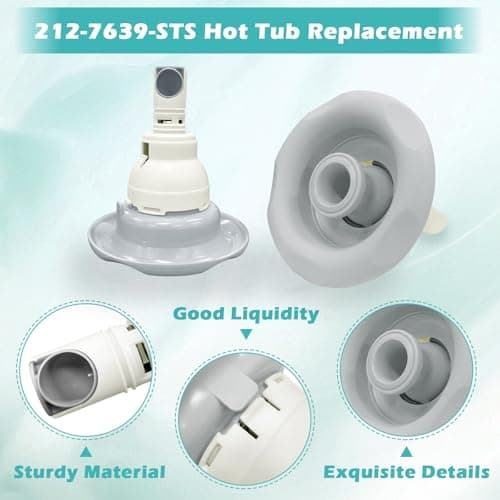 212-7639-STS Hot Tub Replacement Jets 5" Spa Hot Tub Jets 3P