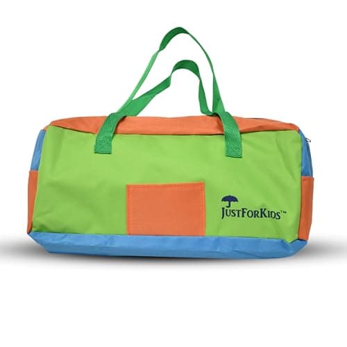 G & F Products JustForKids Kids Garden Tool Set,detatchble, Portable 4-Piece Multicolored Set for Gardening, 2-Pack with Travel Bag, Ages 5+